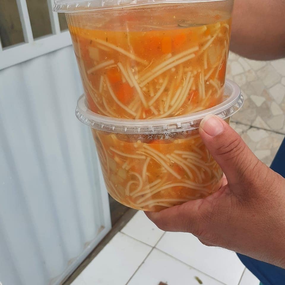 288 litros de sopa entregue no Conjunto Adair de Miranda