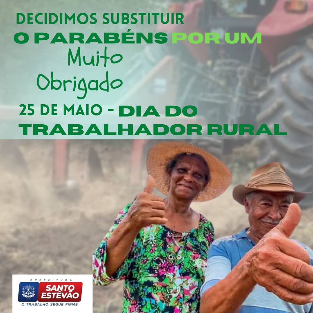 25/05- Dia do Trabalhador Rural