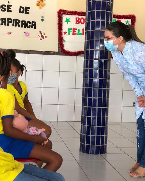  Ação do Projeto Saúde na Escola na Escola José de Oliveira Arapiraca, na manhã da última terça-feira