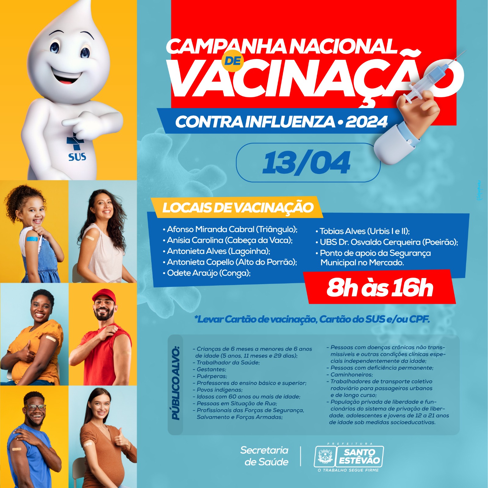 Campanha Nacional de vacinação contra a influenza    