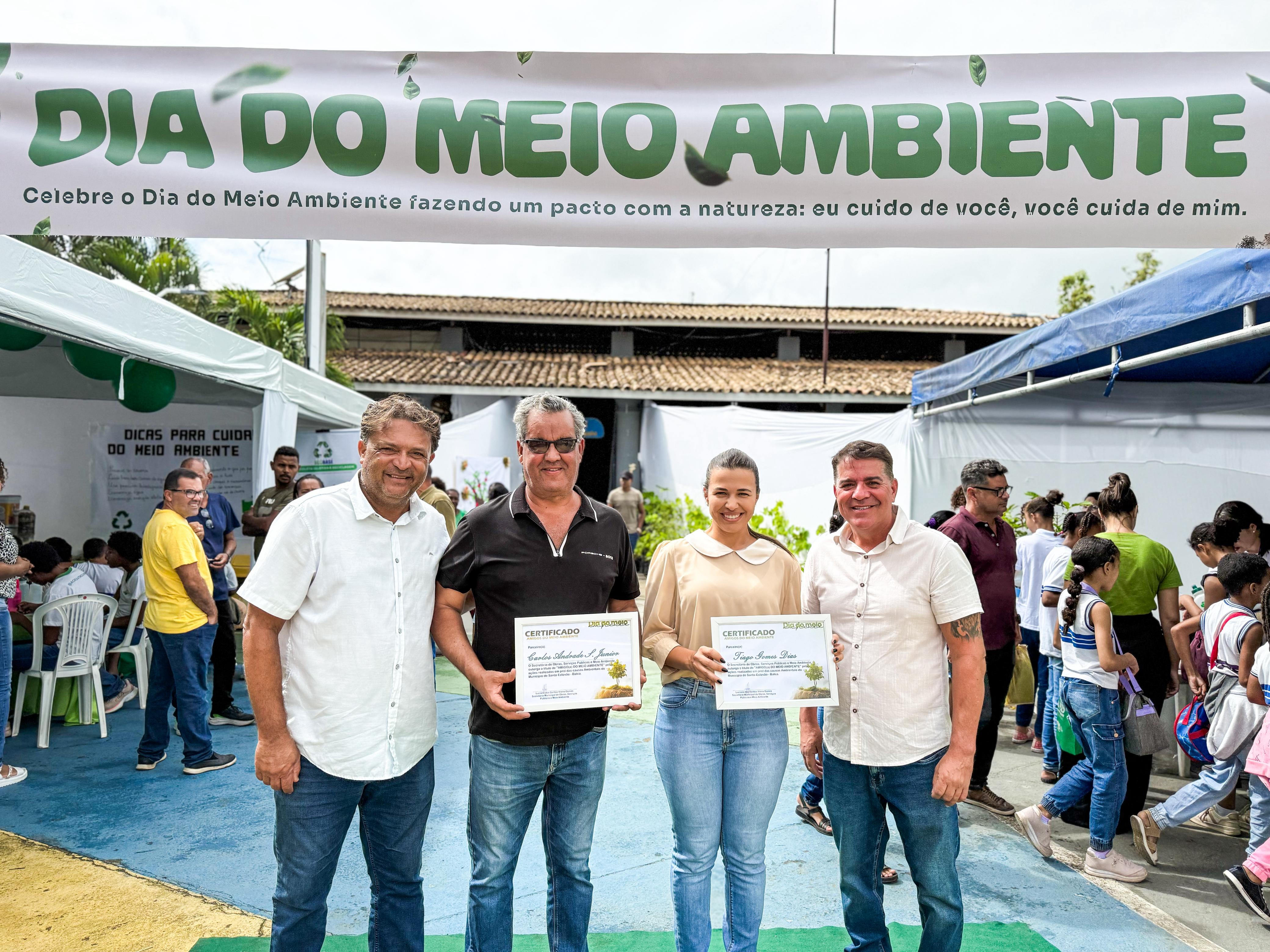 Prefeitura de Santo Estêvão reforça compromisso ambiental com grande evento na Praça 7 de Setembro