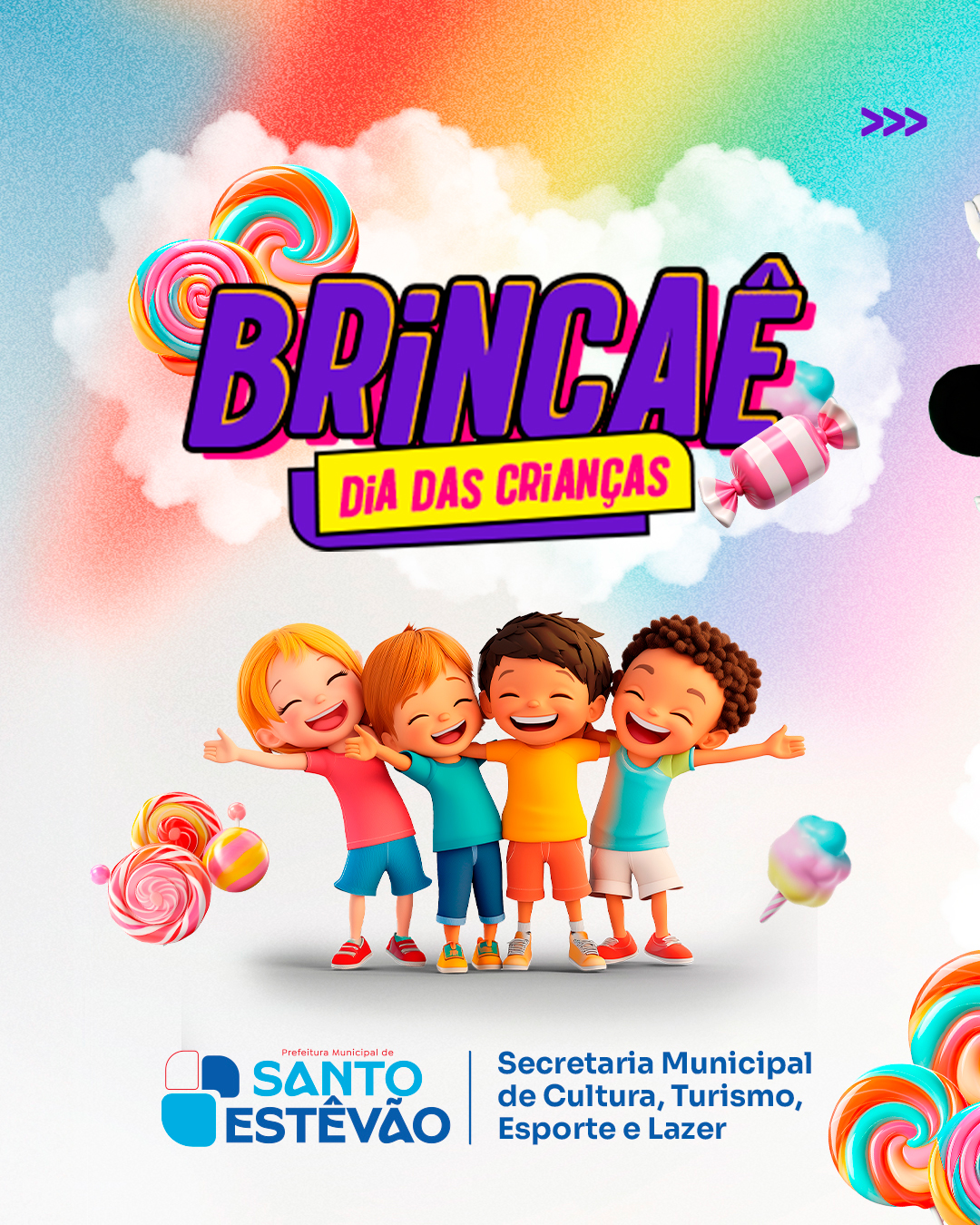 Prefeitura de Santo Estêvão realiza “Brincaê” em comemoração ao Dia das Crianças