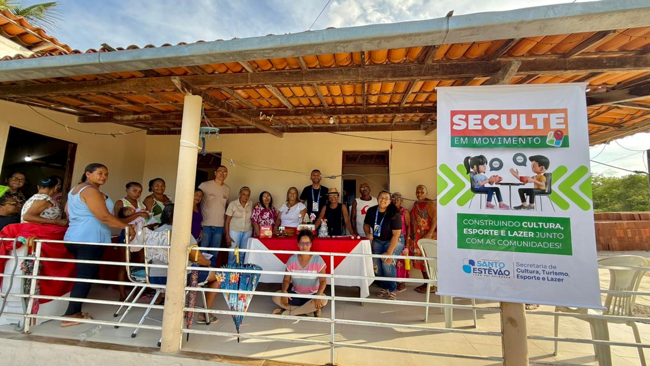 Prefeitura lança o projeto “SECULTE em Movimento” para ampliar acesso às políticas culturais, turísticas, esportivas e de lazer em Santo Estêvão