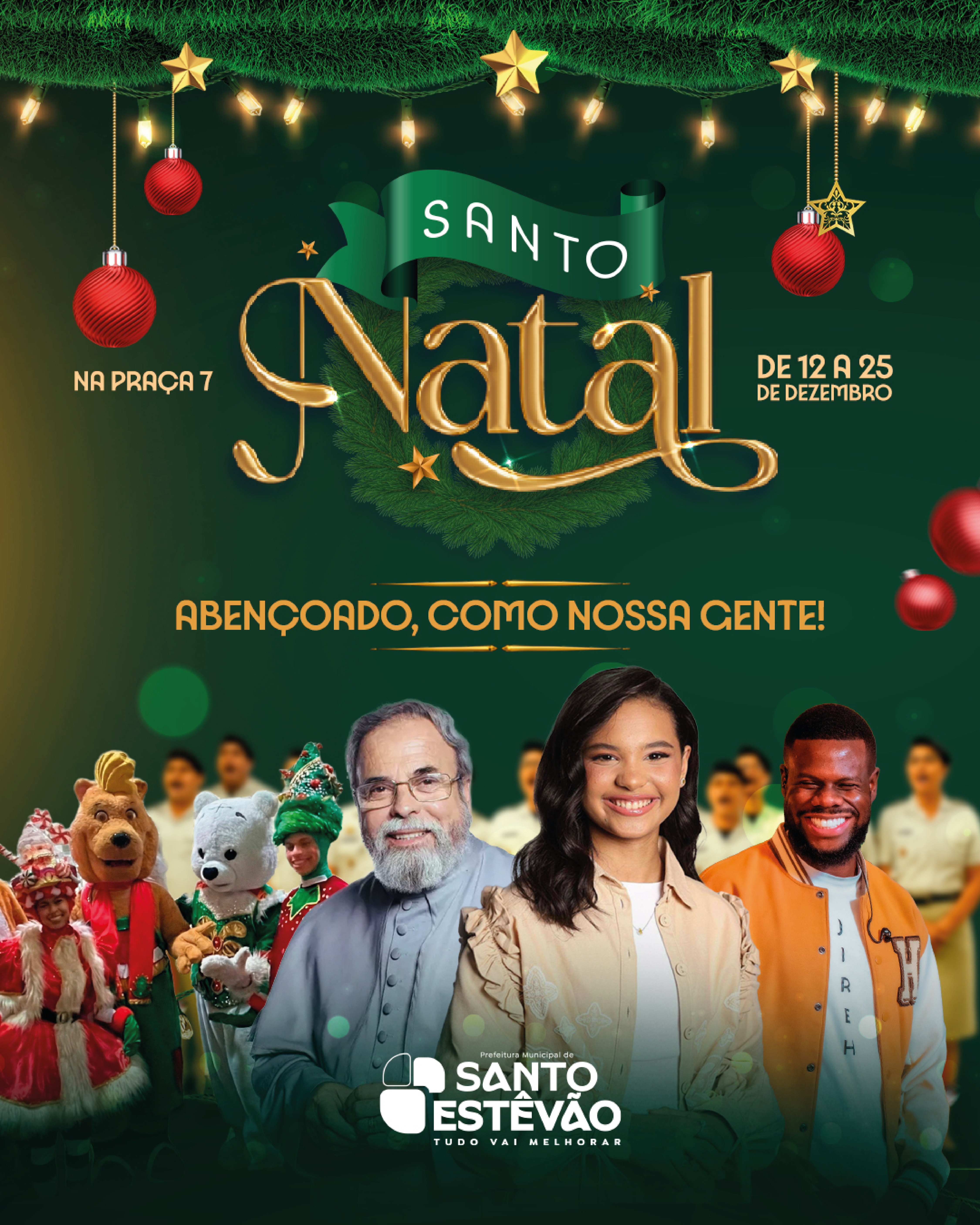 Santo Estêvão lança programação especial do Santo Natal para toda a família