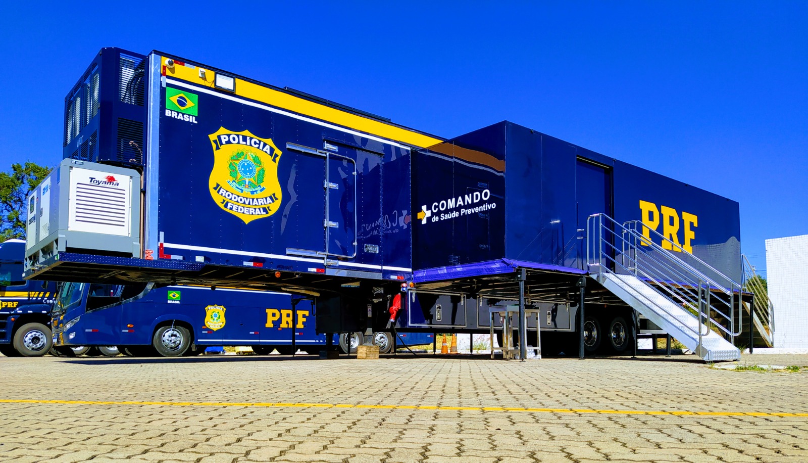 Carreta da Saúde da PRF chega a Santo Estêvão com atendimentos gratuitos nos dias 27 e 28 de fevereiro